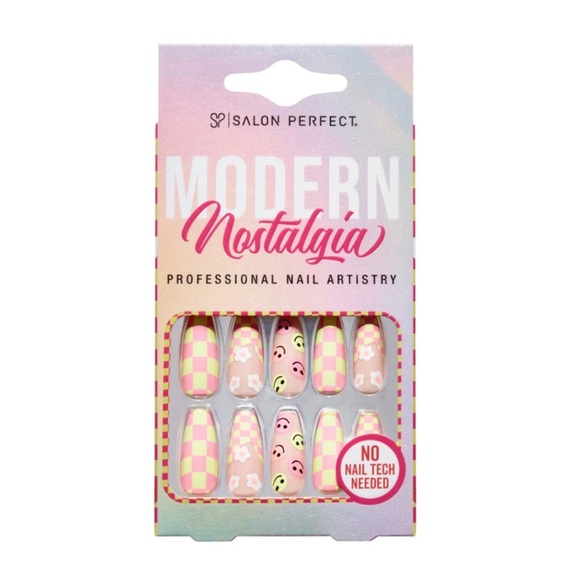 🆕 Salon Perfect 90” Trendy Design Nail Set🆕 - Picture 1 of 4